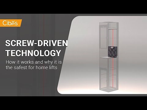Cibes Home Lift in UAE | How Screw-Driven Technology Works | Swedish Engineering