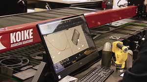 ShopPipe Option on ShopPro Plasma Cutting Table