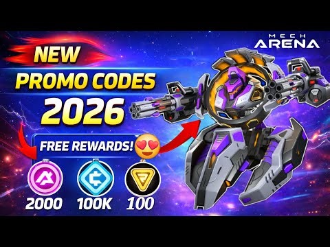 🔥 NEW MECH ARENA PROMO CODE 2026 🎁⚡️| free acoins & credits | Limited time only ✨️