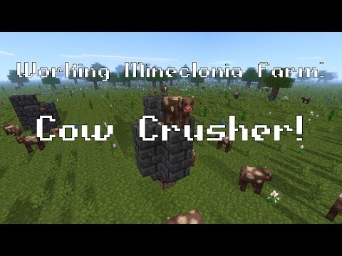 Mineclonia Farm: Classic Cow Crusher