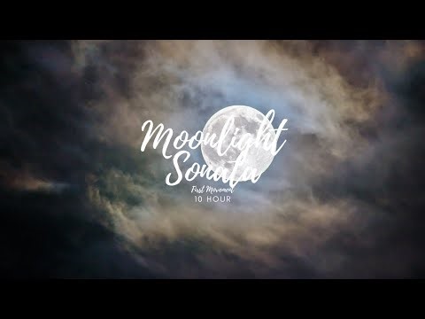 Beethoven - Moonlight Sonata • 10 Hours w/ Rain & Fireplace • Relaxing Classical Music • Study/Sleep