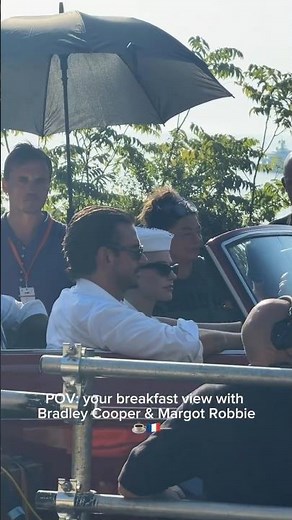 Ocean's Eleven,(2027),Margot Robbie and Bradley Cooper, Filming, Car scene