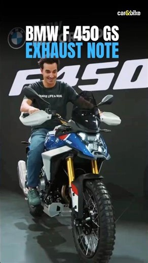 💥 Here is how the all-new BMW F450 GS sounds! Rate its exhaust note from 1/10 in the comments below.