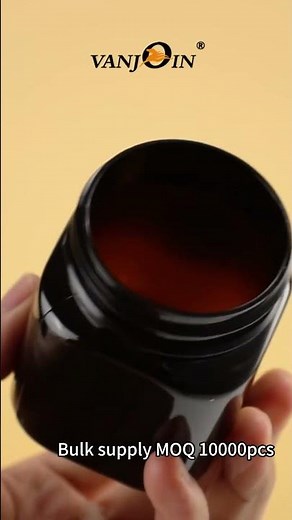 250ml Square Plastic Honey Jar with Tamper Evident Cap