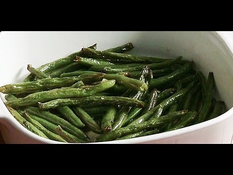 Quick Oven Roasted Green Beans