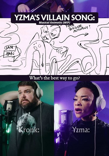 Yzma’s REVENGE ☠️🧪 We’re turning the VILLAIN SONG we made for YZMA into an Animatic!!!! Shout out to the amazing artist io.lu.art 🎨 “That’s How You Kill A King” 📺 watch the full wip animatic on our YT 🎶 song streaming wherever you like to listen Starring @ThatEartha✨✨✨ as Yzma and @brianhullsvoice as Kronk Aiko Jimena on violin 🎻 #yzma #kronk #disneyvillains #animatic #indieanimation #musical #musicaltheatretiktok #pixelplayhouse #disneyanimation