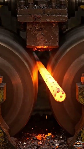 INSANE Steel Rod Factory Process 😱 | How Strong Iron Rods Are Made in Minutes!#steelrod