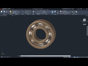 How to Create Ball Bearing in Autocad | how to make ball bearing in autocad |how to design bearing