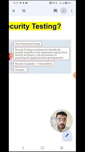 What is Security Testing | 1 min - Software Testing Shorts #50