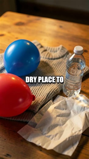 Static Sparks at Home: A Balloon Electricity Quick Demo