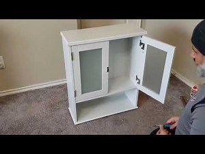 Install Bathroom Cabinet, Adding more space for bathroom - Simple DIY Project