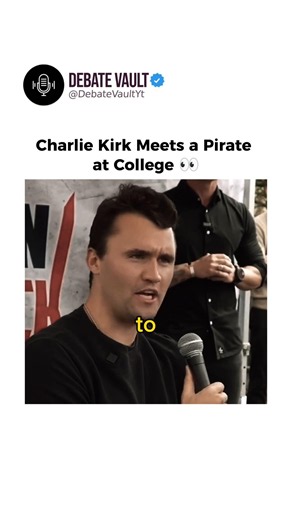 Charlie Kirk Meets a Pirate on Campus