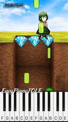 Sakura School Simulator Which will win books or diamonds - Piano Tutorial