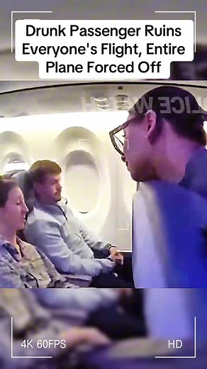 Drunk Passenger Ruins Everyone's Flight, Entire Plane Forced Off | plane