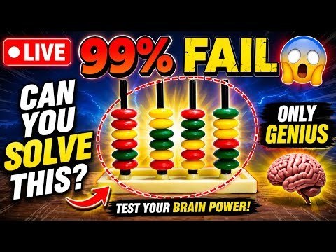 Brain Power Test 🧠 | Live | Can You Solve This? 🤯 #39