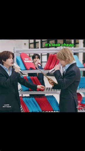 I am proud of you jimin, have expensive taste, he throw suga gift