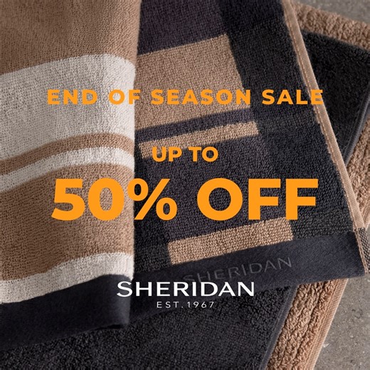 Had your eye on something special? Now's the time to make it happen, with our End of Season Sale: cur.lt/iek8d4l7e | Sheridan