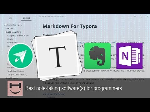 Best note-taking software for programmers - Typora