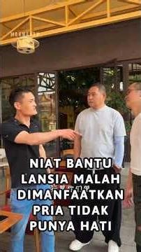 Niat Bantu Lansia Malah Dimanfaatkan Pria Tidak Punya Hati Ini