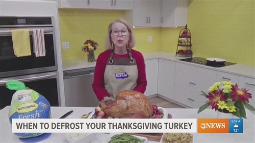 How to properly thaw your turkey