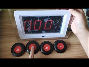 Daytech Wireless Calling System Caregiver Pagers How to Add Buttons