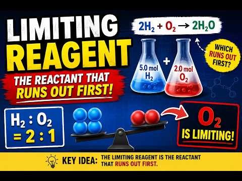 Limiting Reagent Made Easy | The Reactant That Runs Out First