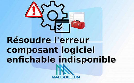 Résoudre l'erreur composant logiciel enfichable indisponible de Windows 10, 11