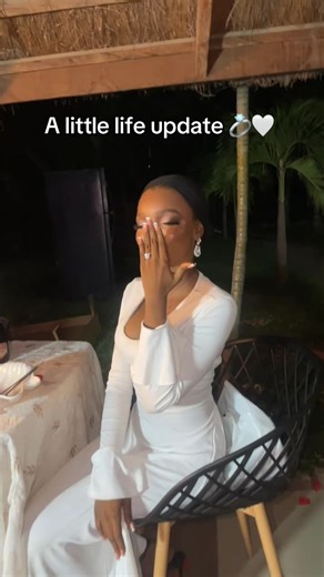 Bride Shares Engagement Announcement