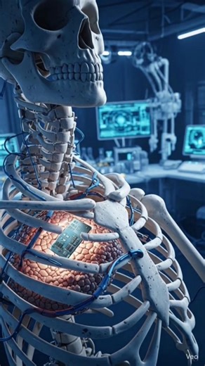 The Skeleton Secret: Microscopic Chip Discovered in Human Bone"usa #america