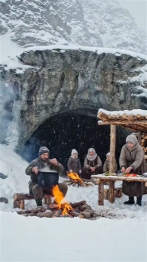 trapped in mountain cave, trapped in snow, mountain cave survival, mountain village life