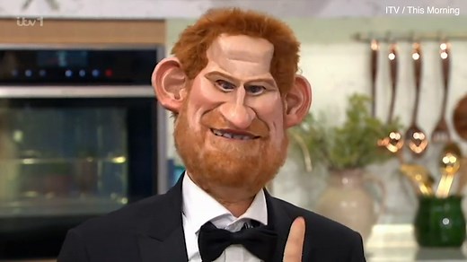 Spitting Image puppets Harry and Charles hilariously snub Meghan