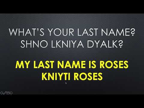 50 COMMON DARIJA QUESTIONS AND ANSWERS for beginners | Darija Conversation