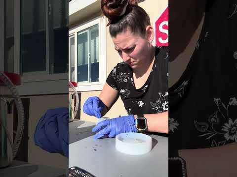 Resin Ash Tray Using Vacuum Pump