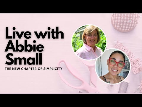 My Chat With Abbie Small Owner of Simplicity Patterns Inc. (filmed yesterday 10/7)
