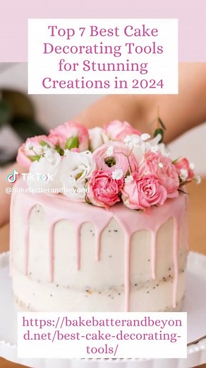 Discover the best cake decorating tools of 2024! From piping bags to fondant smoothers, learn which essential tools will take your cake designs to the next level. Perfect for beginners and pros alike! https://bakebatterandbeyond.net/best-cake-decorating-tools/ #cakedecoratingtools #cakedecorating #cake #bakingtools #baking #cakemaker #bakebatterandbeyond
