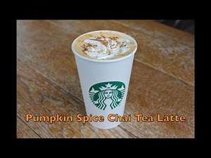 Starbucks NEW Pumpkin Spice Chai Tea Latte Review!