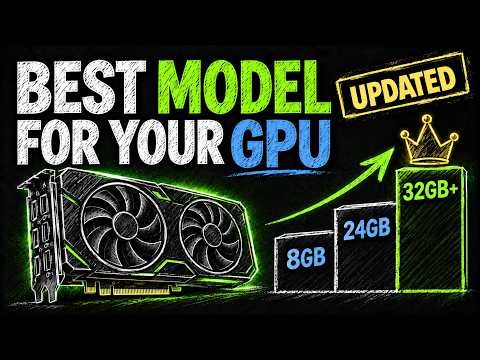 Best Local AI Model for EVERY GPU (8GB to 512GB+) | Oct 2026