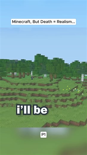 Minecraft, But Death = Realism... #Minecraft #RealismChallenge #HardcoreMode #GamingChallenge #MinecraftGameplay