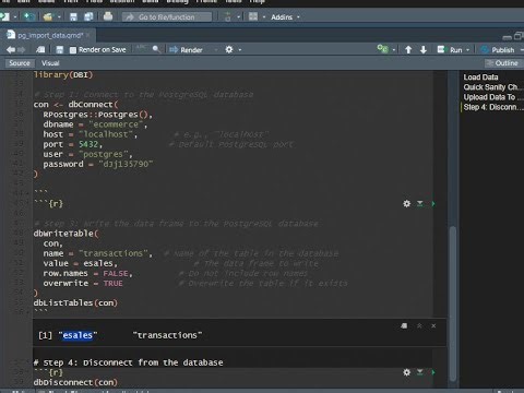 R(Studio)/PostgreSQL: Import Excel Data