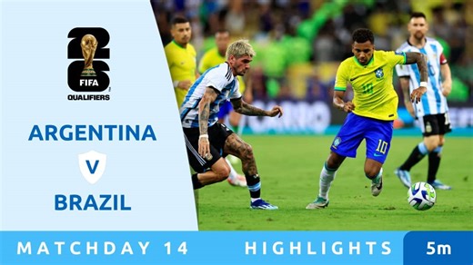 Argentina v Brazil - Highlights - FIFA World Cup 26™ CONMEBOL Qualifiers 2025