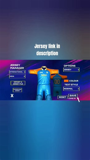 How to download jersey for Game changer 5 V4 | #cricket #cricketlover #cricketjersey #pocketgamers
