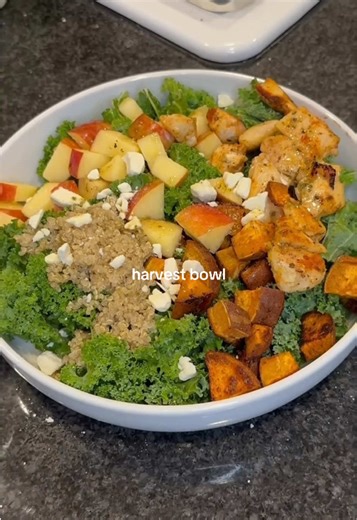 Easy Harvest Bowl Recipe with Chicken and Quinoa