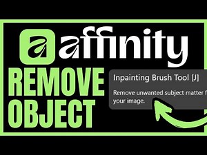 How To REMOVE OBJECT In Affinity (QUICK & EASY) 2025