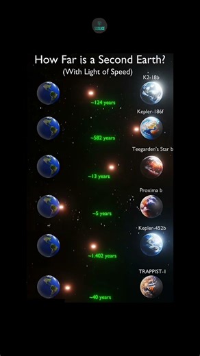 How far is a second earth?