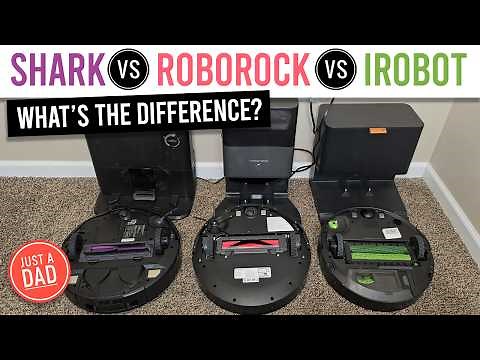iRobot j7+ vs Roborock Q5+ vs Shark Detect Pro Robot Vacuum COMPARISON