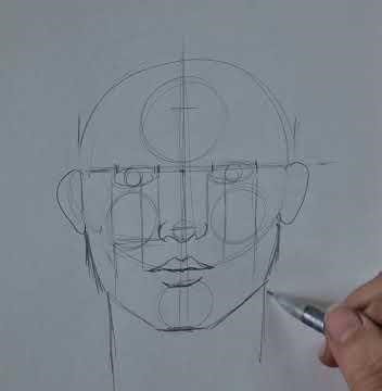 face structure drawing #artforbeginners #drawing #drawing #pencilportrsit #drawingtutorial #art
