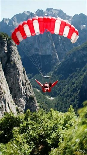 Mid-Air Parachute Failure! A Miracle Base Jumper Survives a Terrifying Crash 🪂
