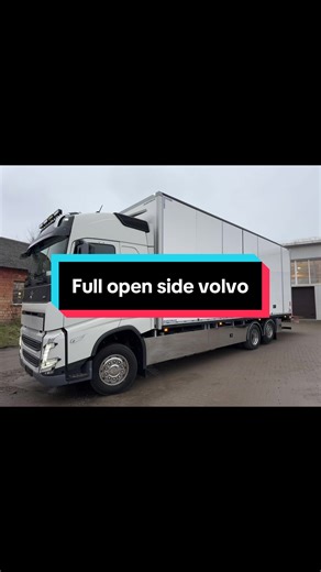 Full open-side Volvo body in action. Built for maximum loading efficiency, speed and flexibility. Simple. Strong. EuroTruck. @volvotrucks #VolvoTruck #OpenSideBody #EuroTruck #TruckBody #LogisticsSolutions