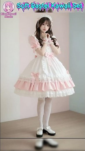 AI Model to Kawaii Doll Transformation 👗✨ #kawaiifashion #kawaii