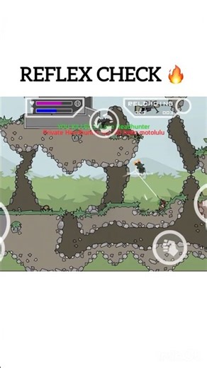 REFLEX CHECK | MINI MILITIA CLASSIC GAMEPLAY